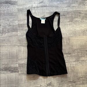 Marciano Black Mesh Top